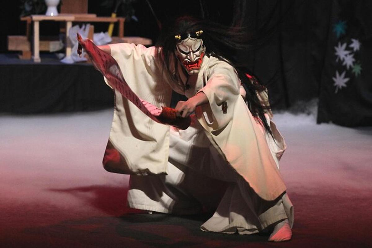 a woman dressed as a clown on a stage