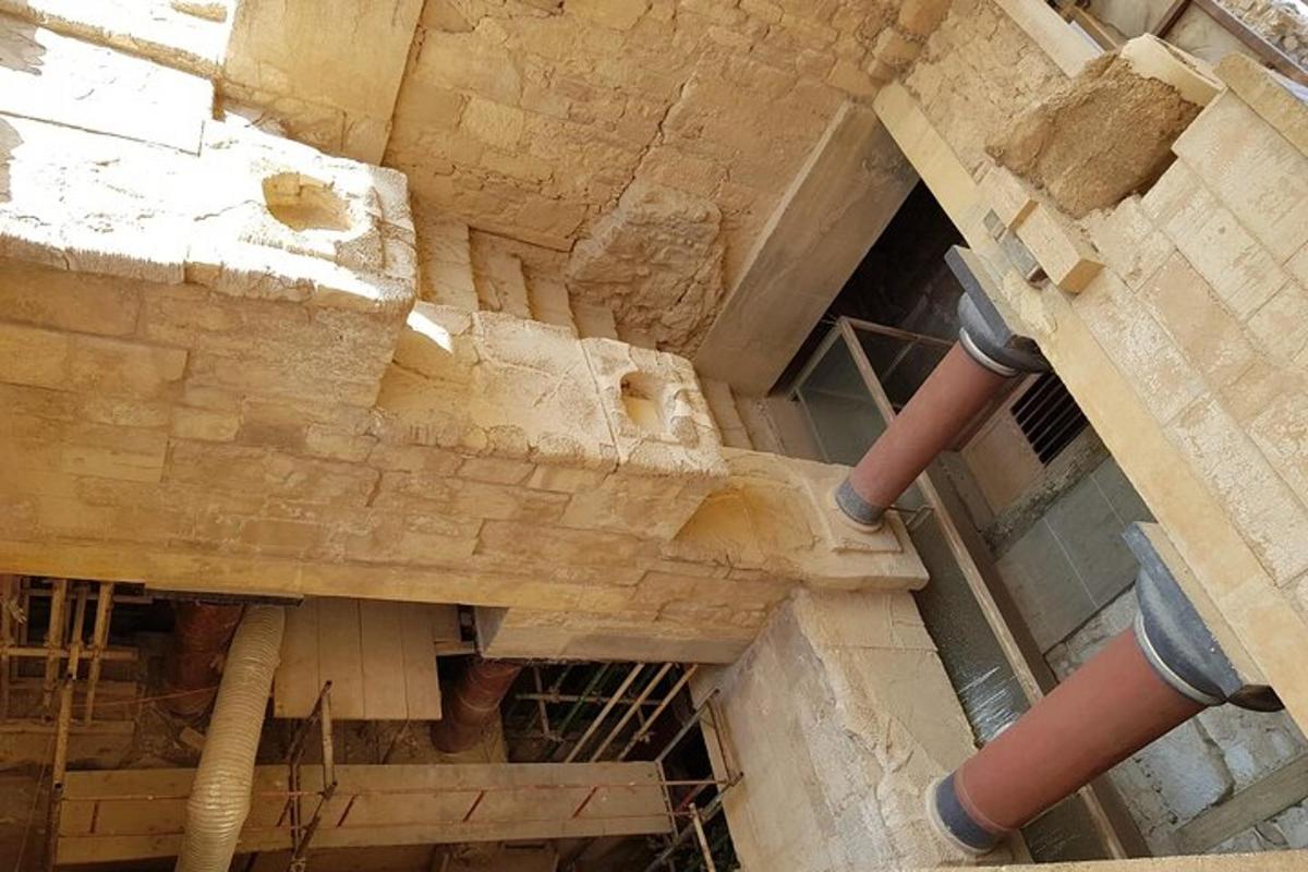 una vista dall'alto di un edificio in costruzione