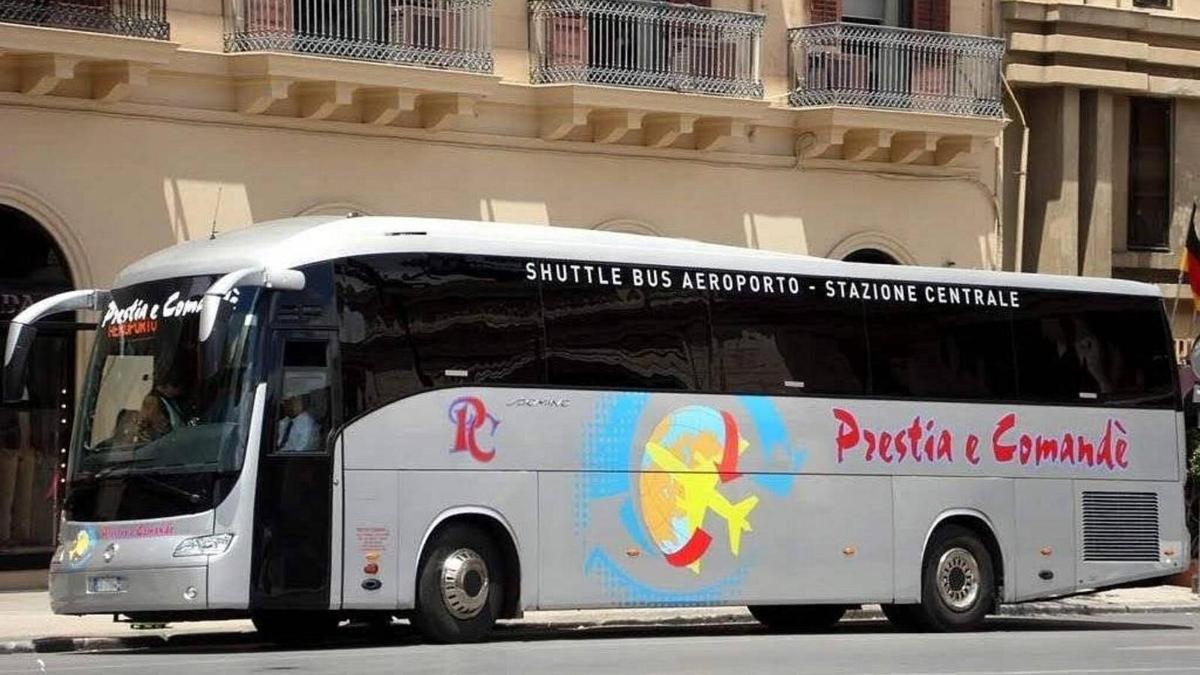 a bus is parked on a city street