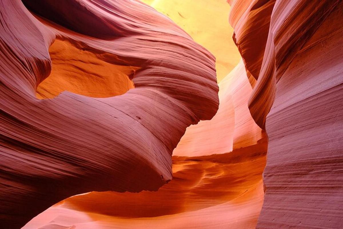 a view of theeway in a slot canyon