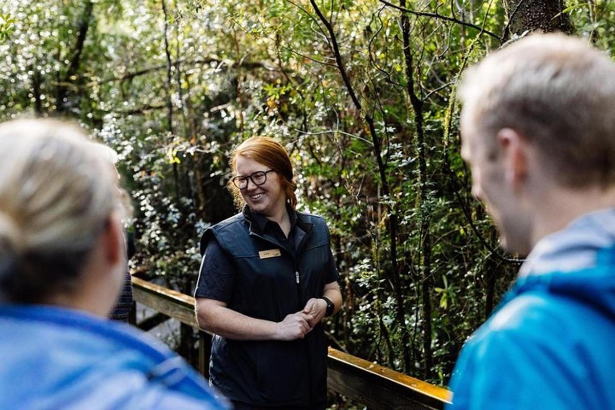 站在一群人面前的女人