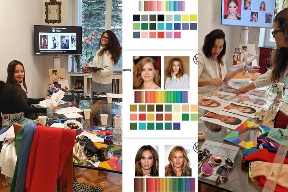 kolaj gambar wanita di dalam bilik