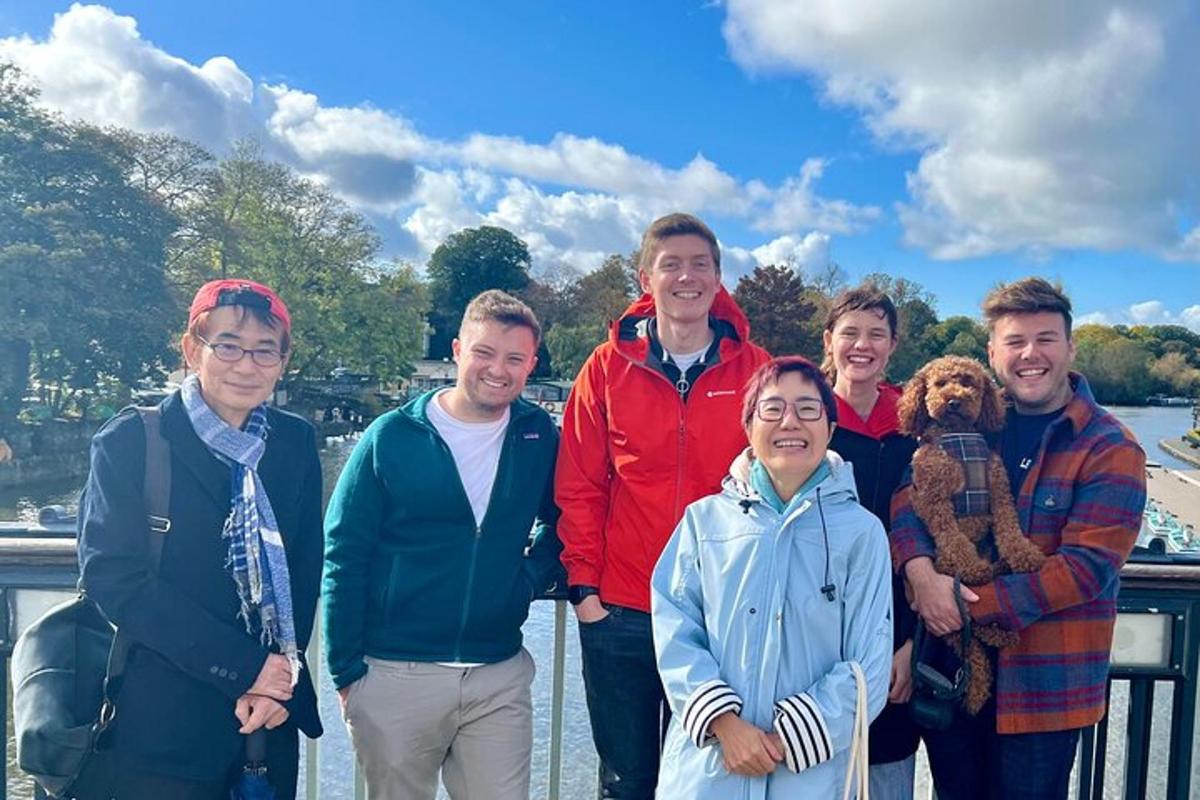 a group of people posing for a picture