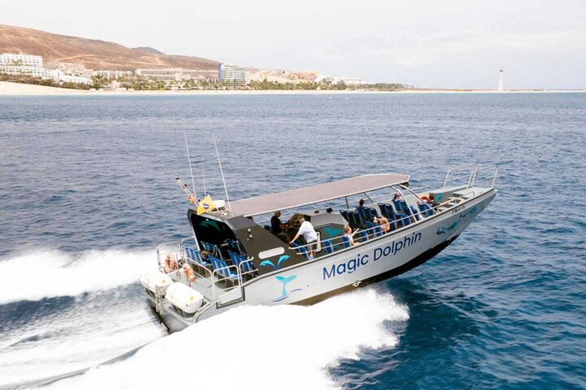 un gruppo di persone su una barca in acqua