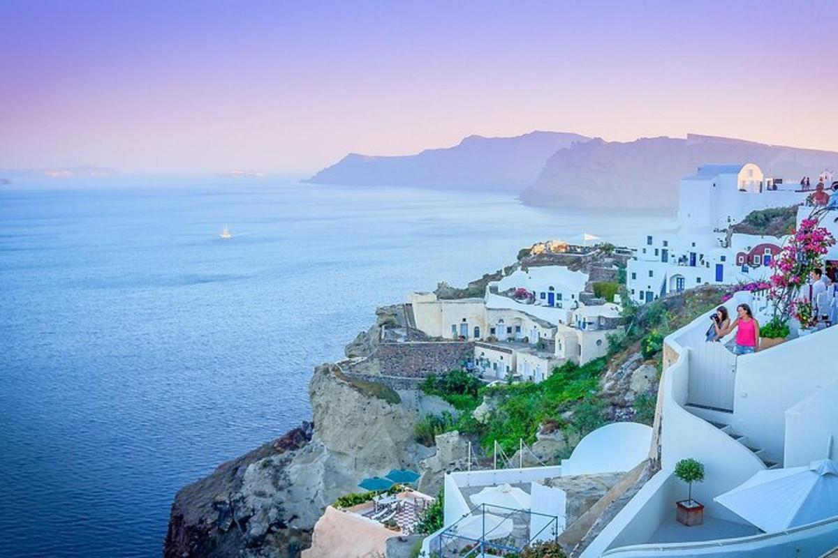 ein Blick auf die Amalfiküste und das Meer