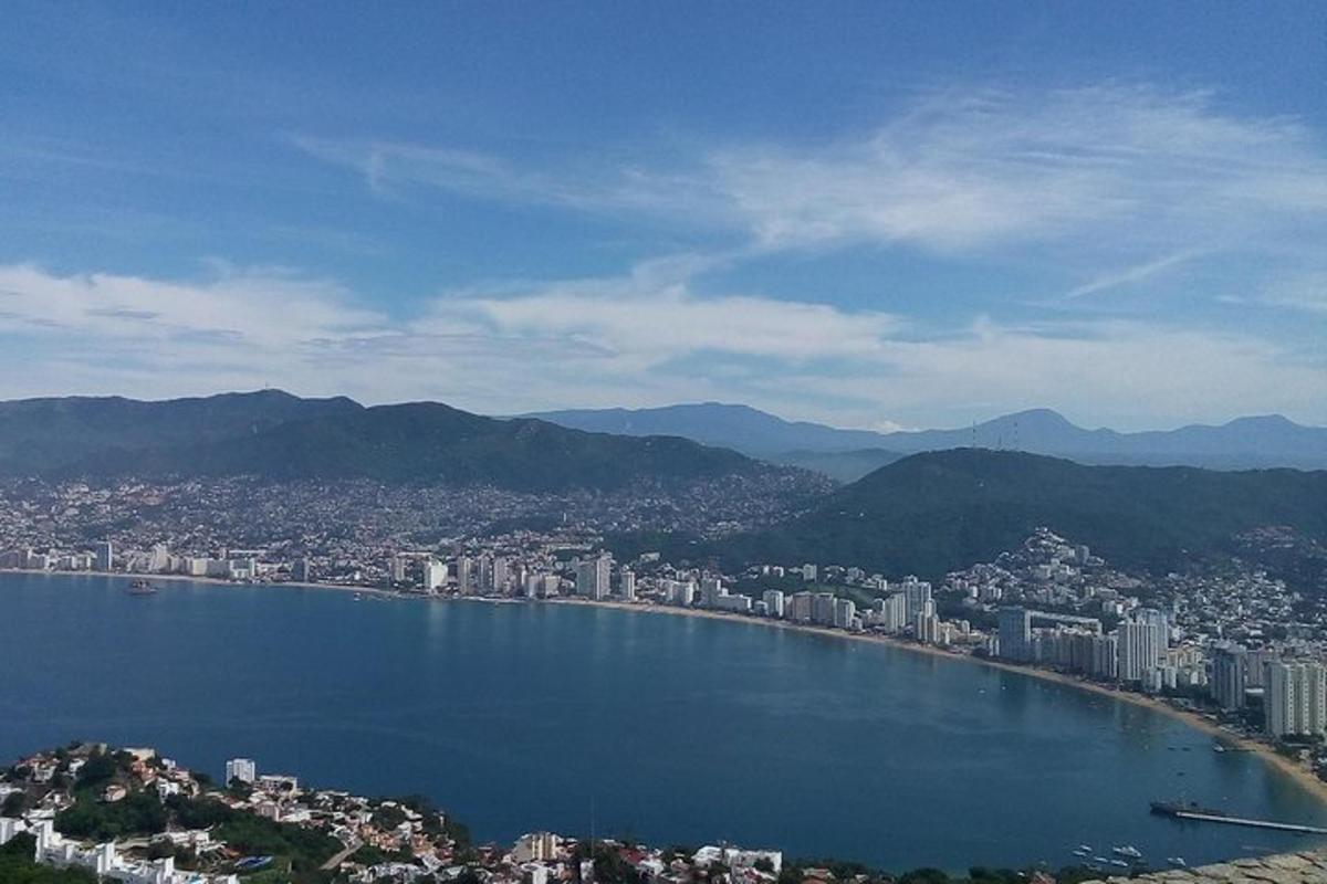 a view of a city and a large body of water
