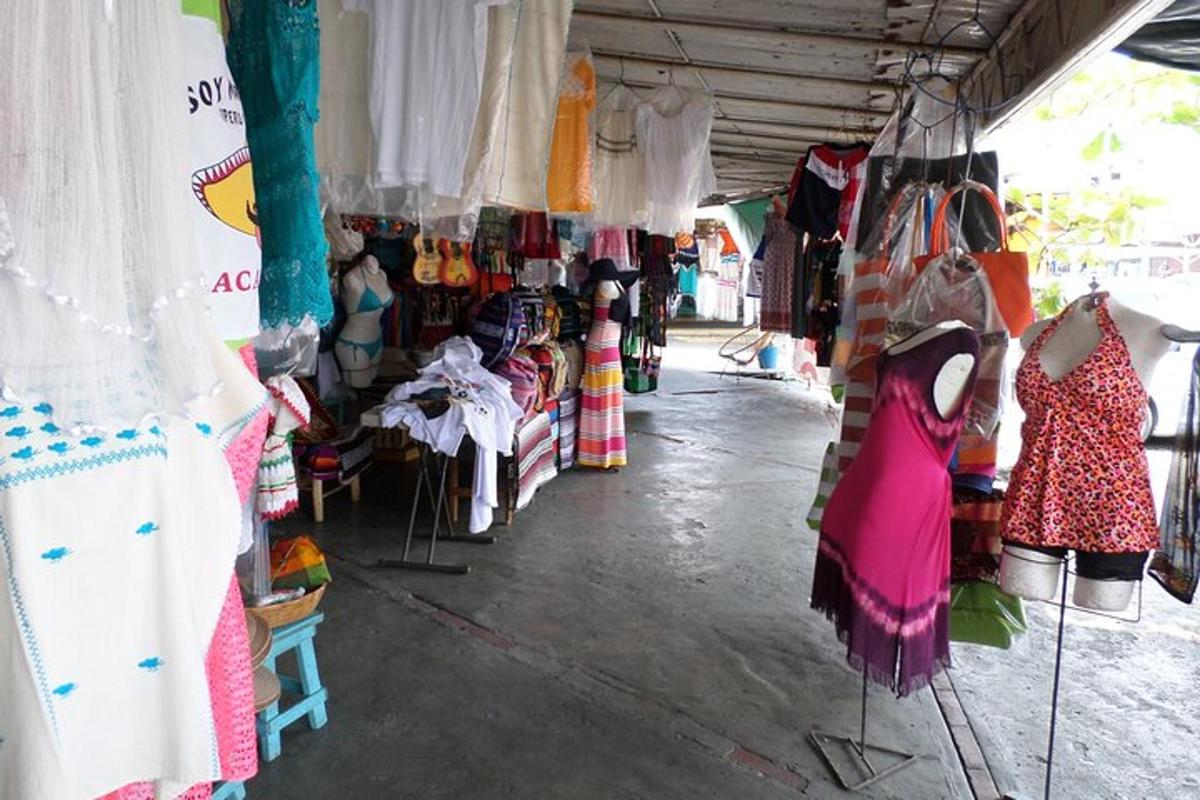 a store with a bunch of dresses and other merchandise