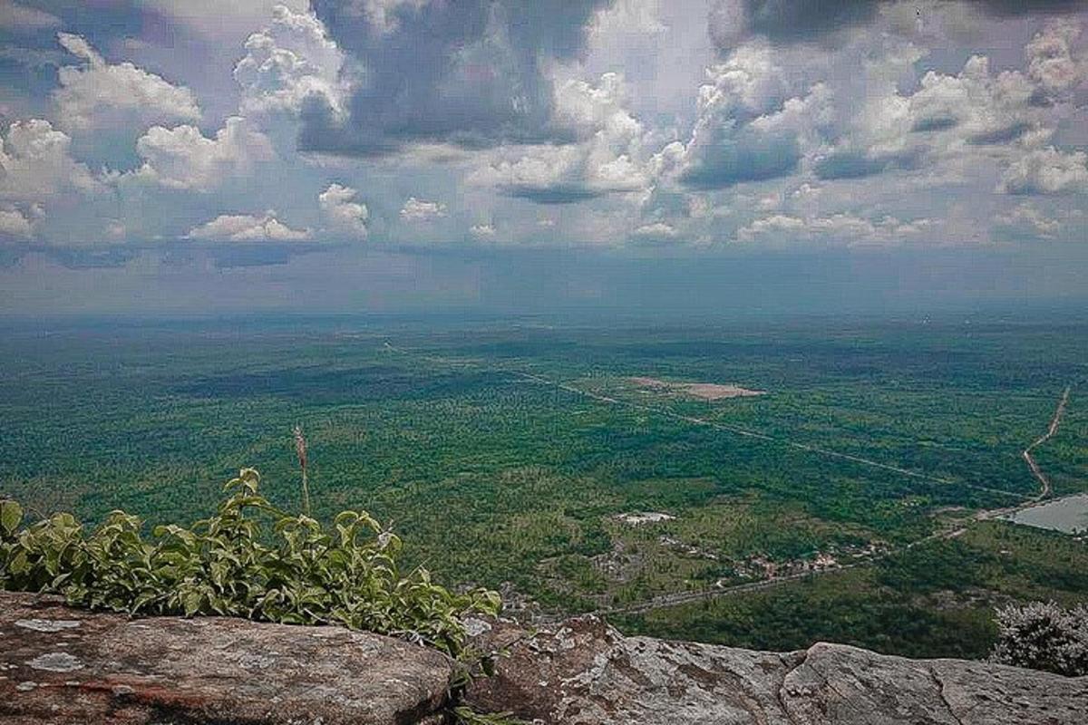 a view from the top of a mountain