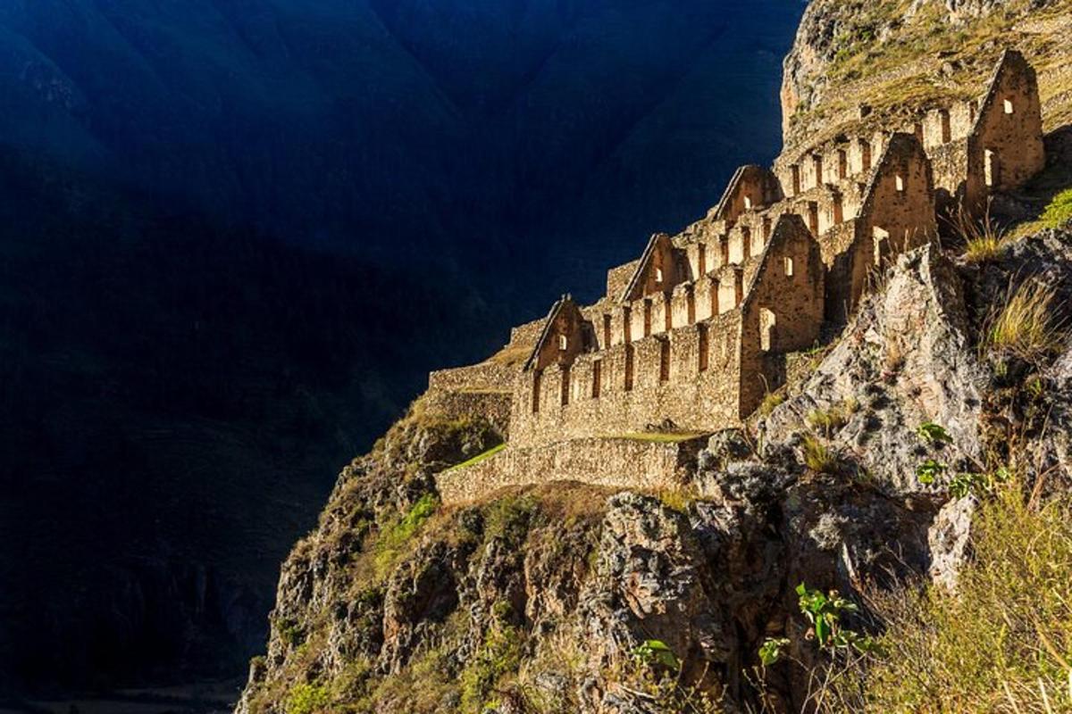 a building on the side of a mountain