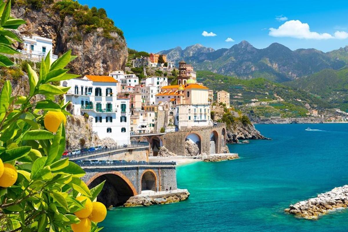 Vaade Positanole Amalfi rannikul