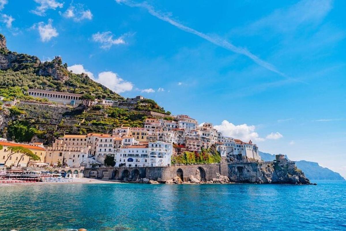 Výhled na Positano na pobřeží Amalfi