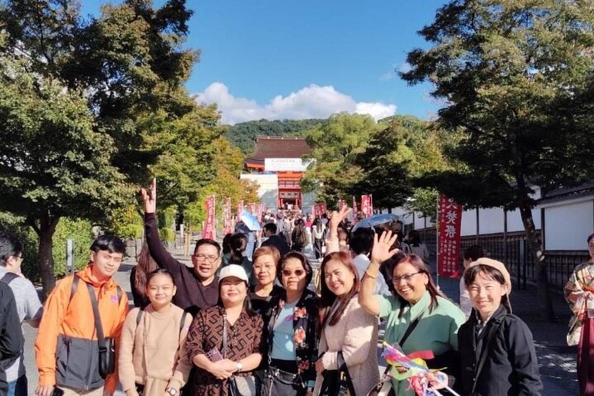 a group of people are posing for a picture