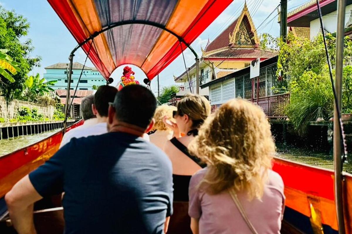 a group of people riding on a bus