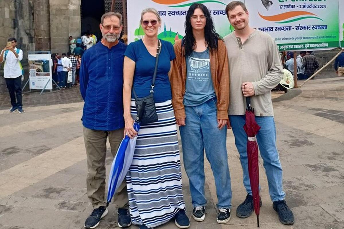a group of people posing for a picture