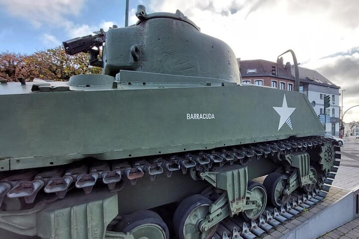 un carro armato esposto in un museo