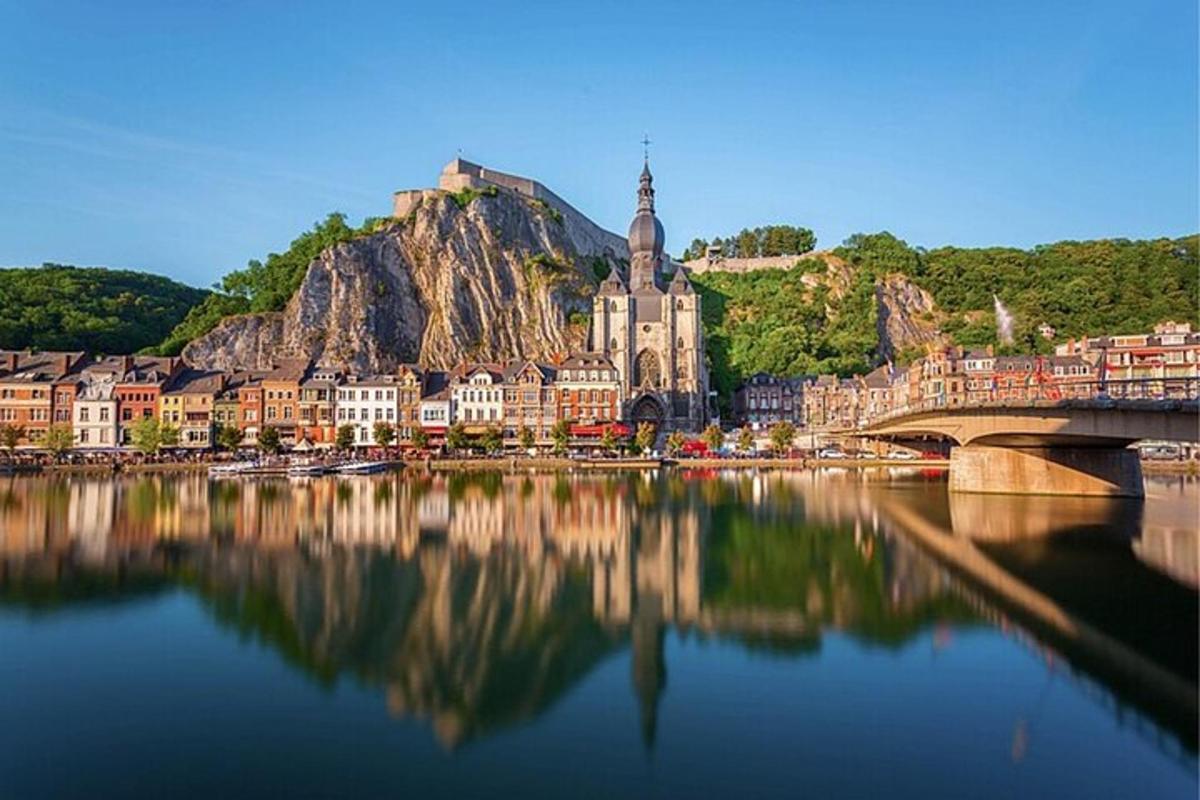 a city with a bridge over a body of water