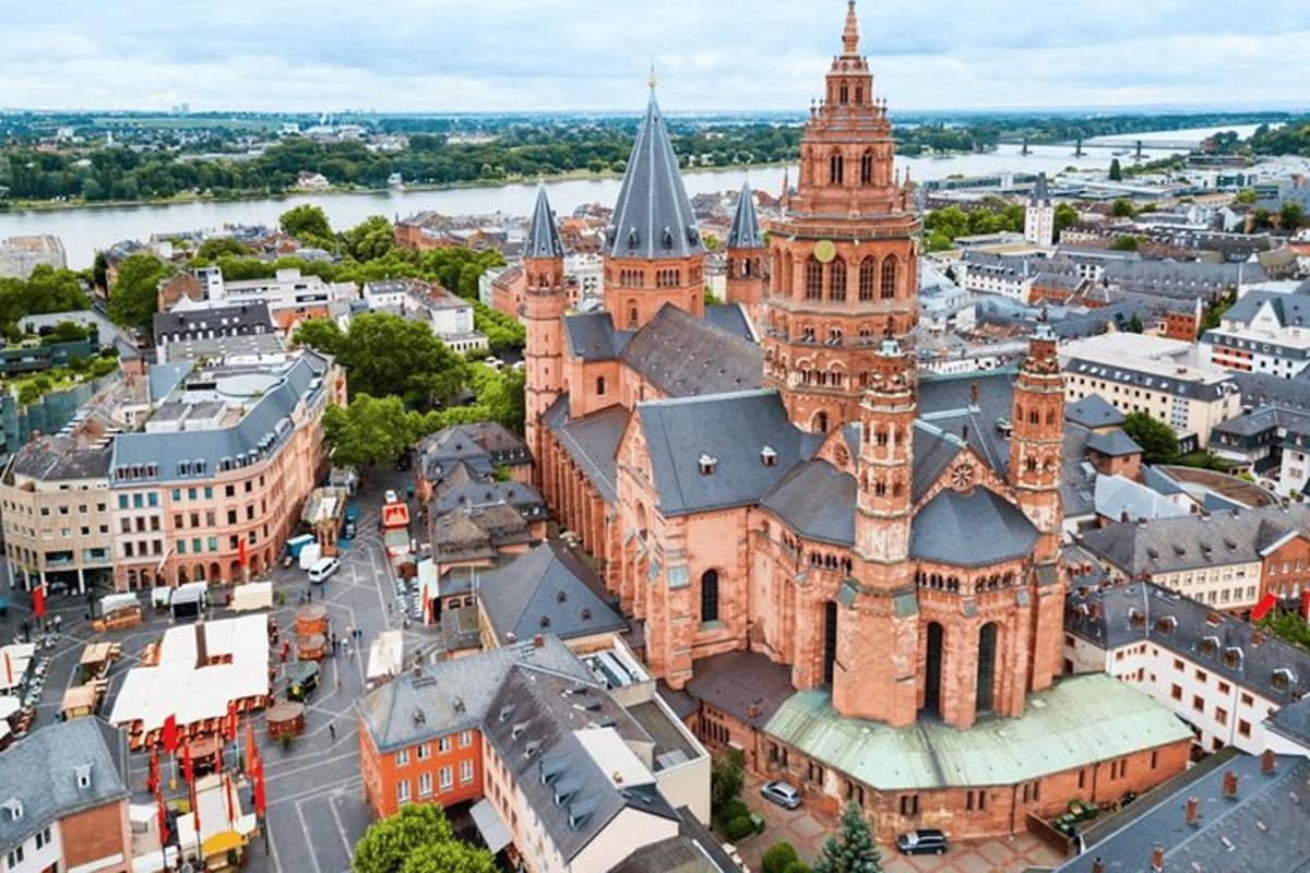 an aerial view of the city of munich