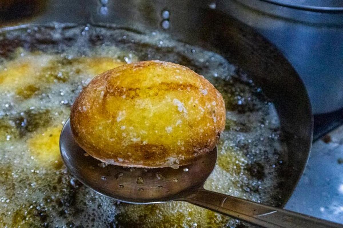 kleinuhringur á skeið á pönnu