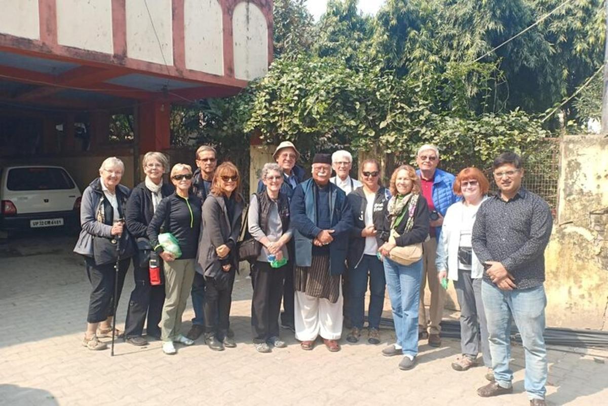 a group of people posing for a picture