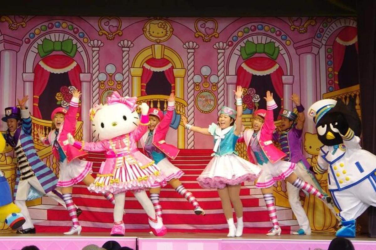 a group of people performing on a stage