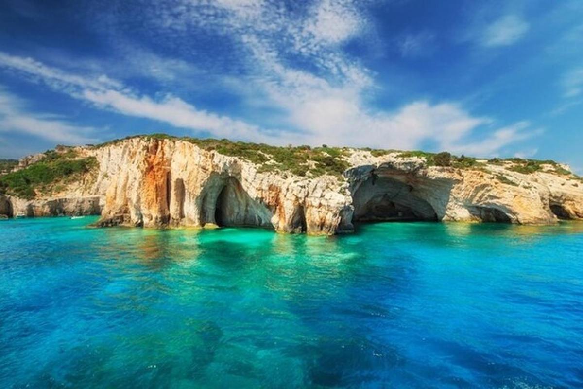 a large cave in the middle of the ocean