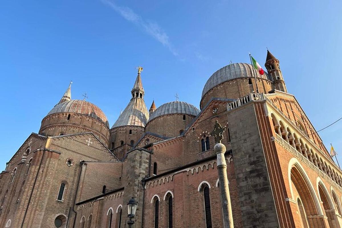 a large building with domes on top of it
