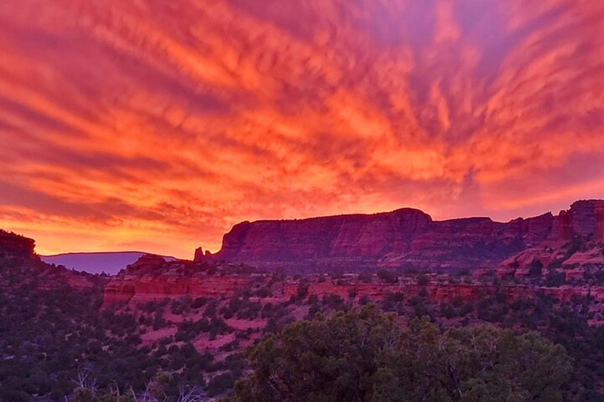 Una vista del Gran Cañón al atardecer