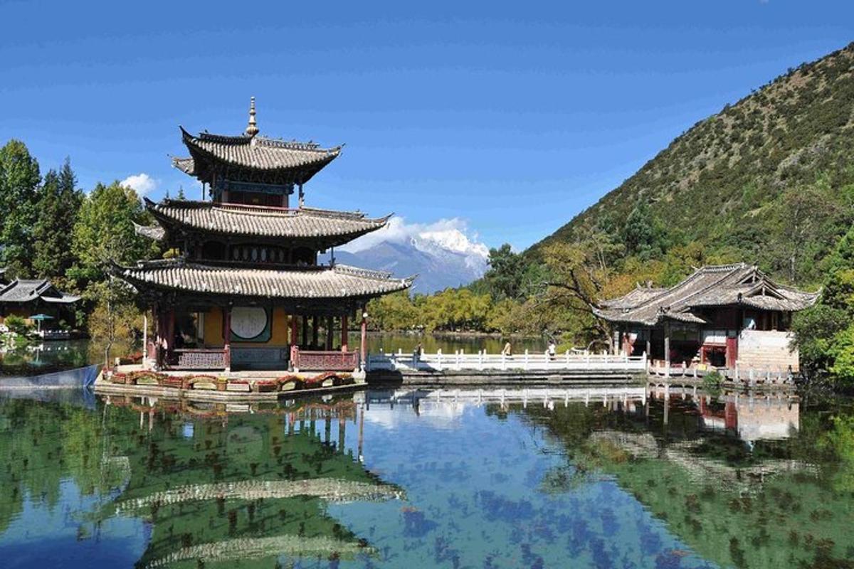 a building in the middle of a body of water