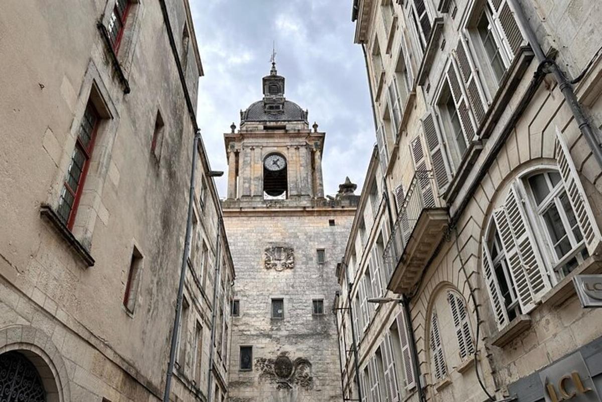 an old building with a clock tower on top of it