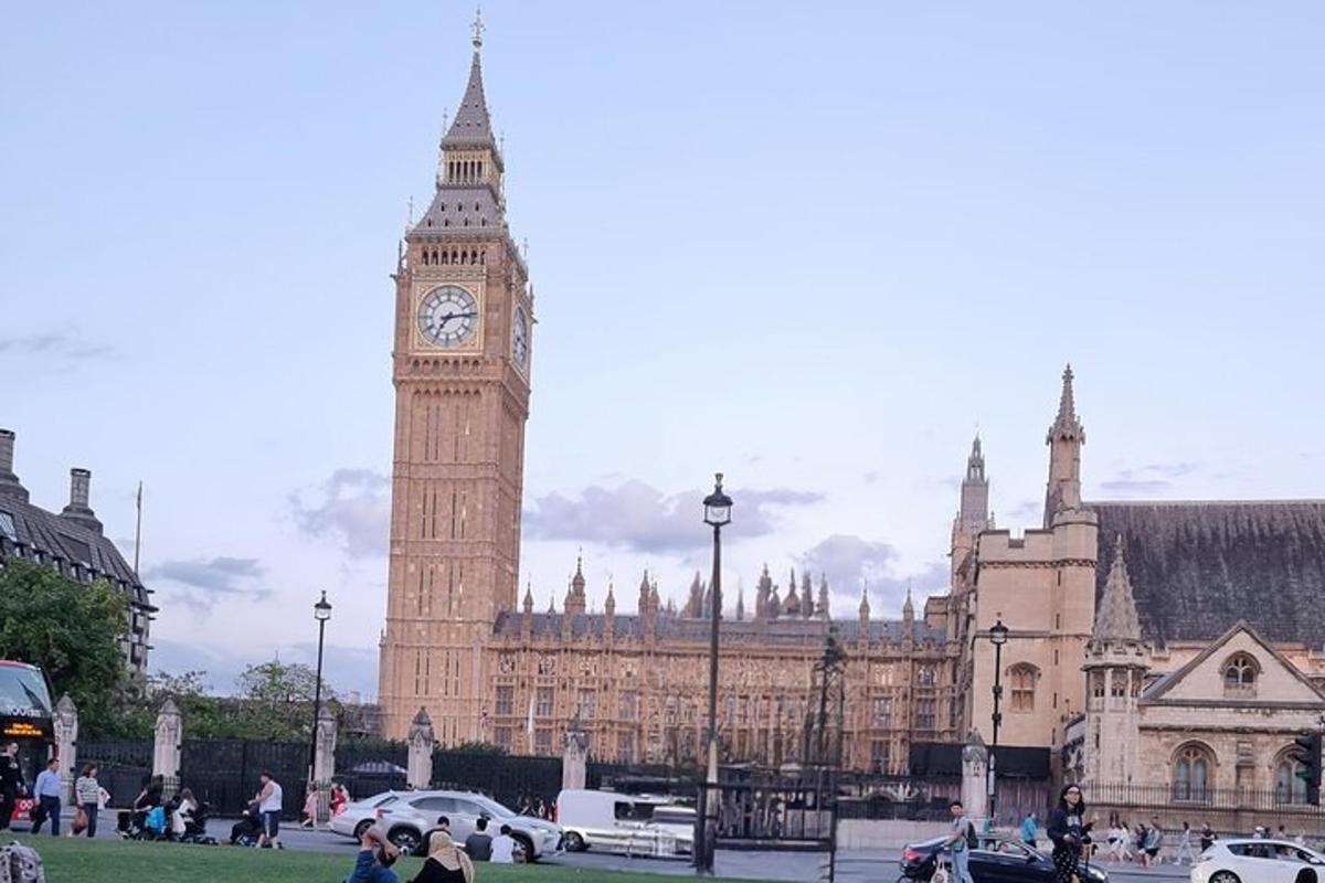a large building with a clock tower and big ben