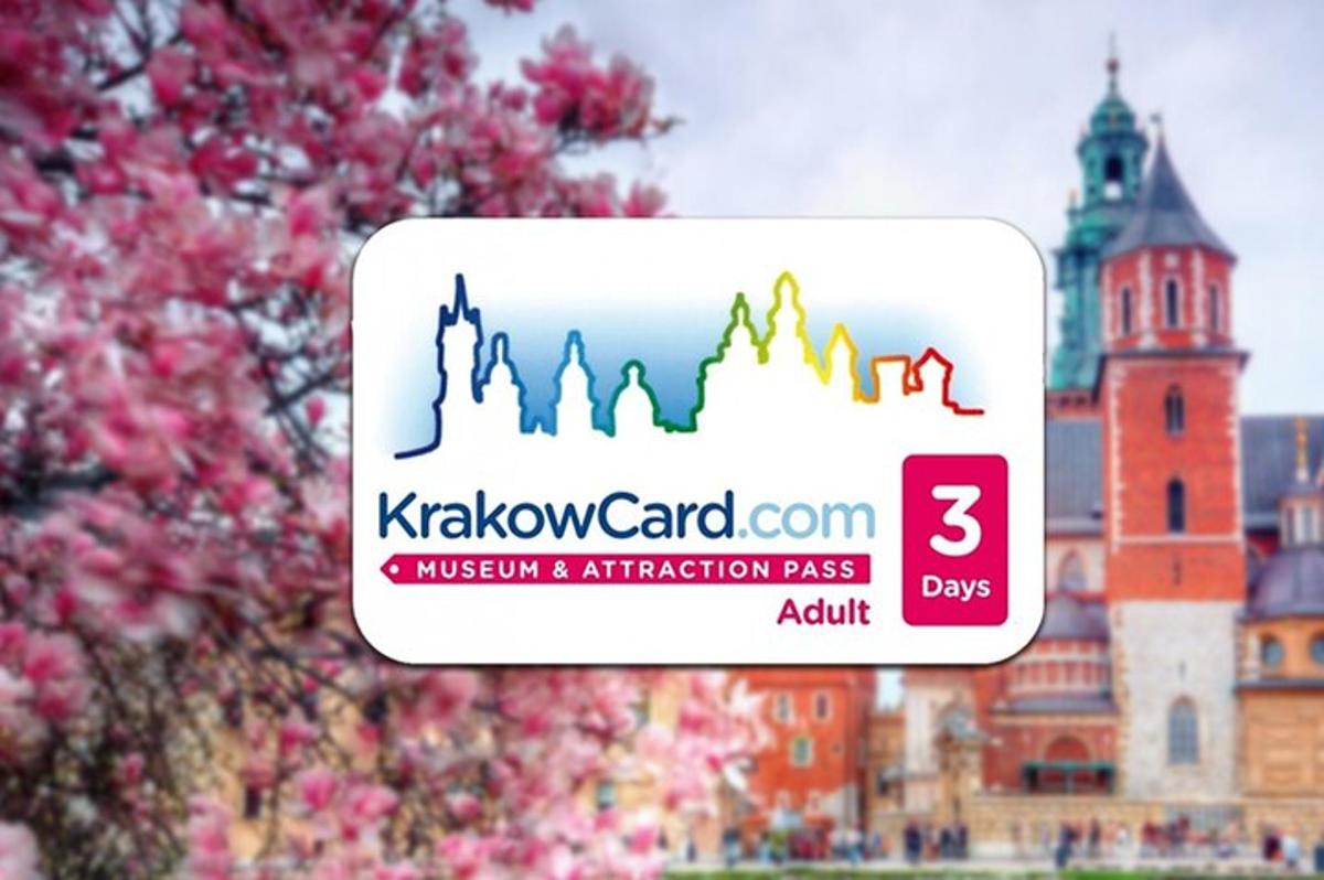 cedule pro krakovskou kartičkovou společnost s hradem