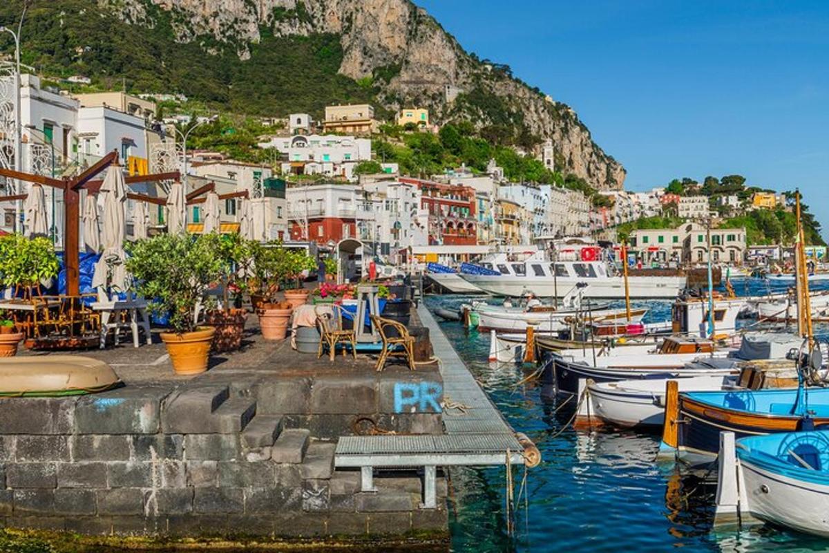 un grup de vaixells atracats en un port amb edificis