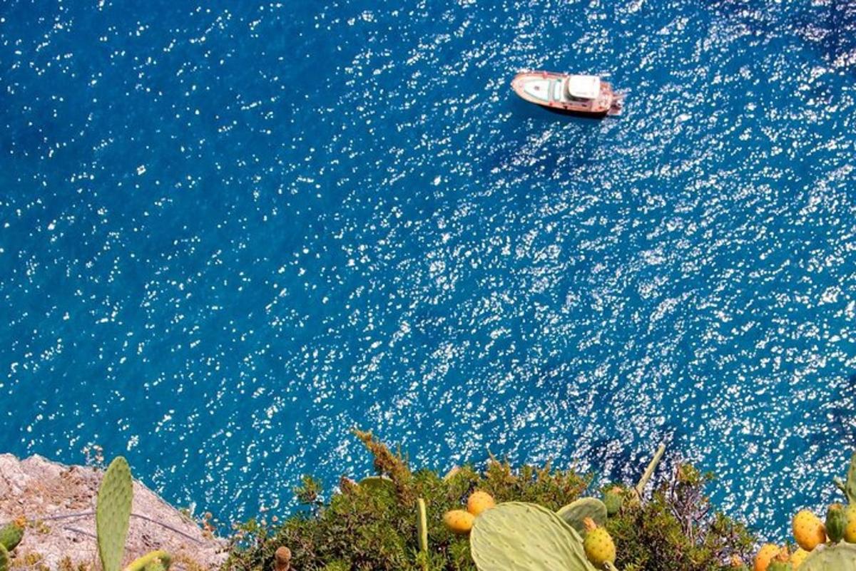 a boat in the middle of the water