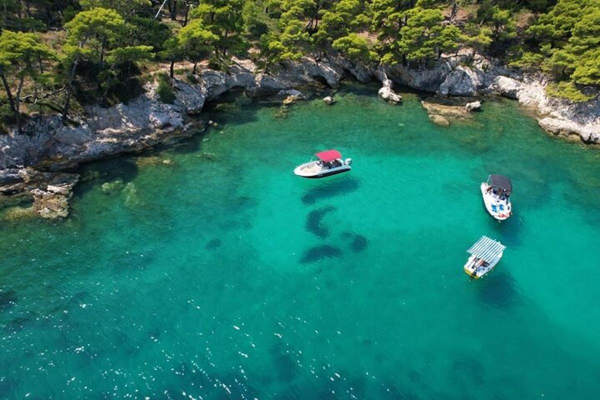 two boats in a large body of water