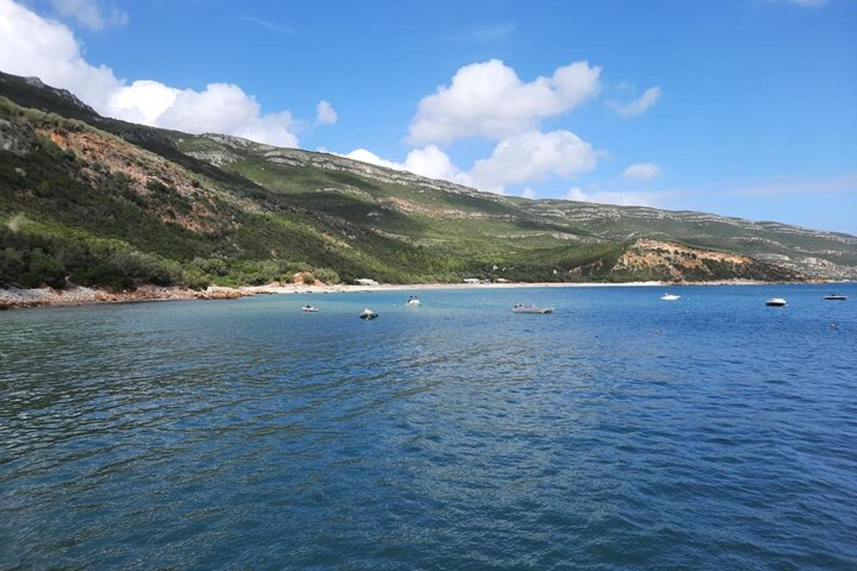 un grande specchio d'acqua con barche al suo interno