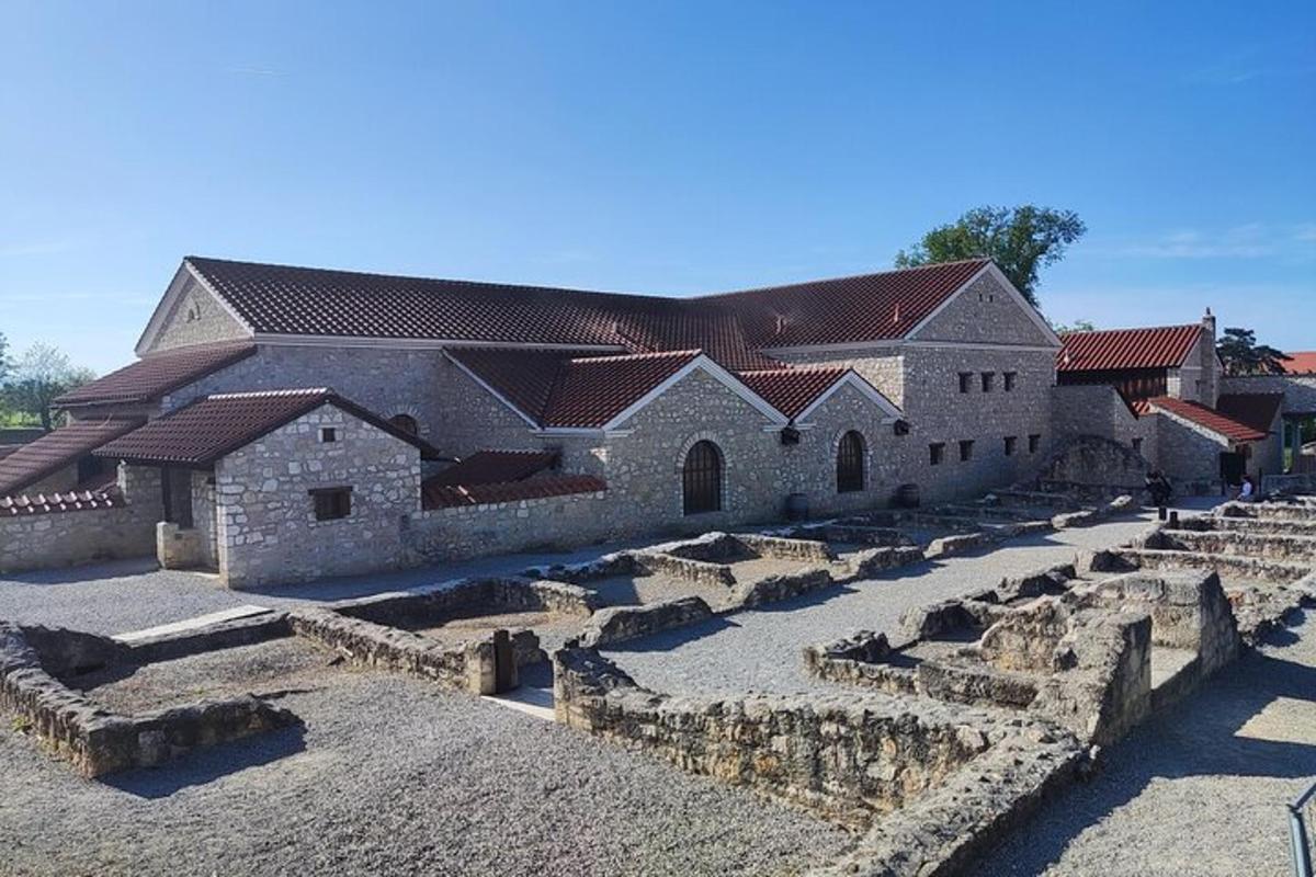 a large stone building with a lot of ruins