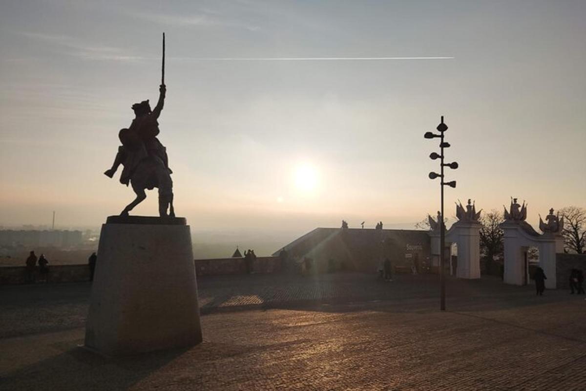 a statue of a man on a horse