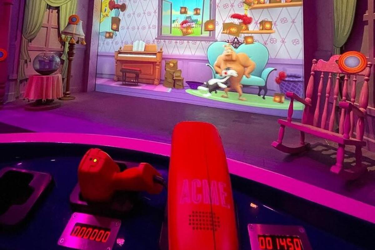 a room in the simpsons with a swimming pool