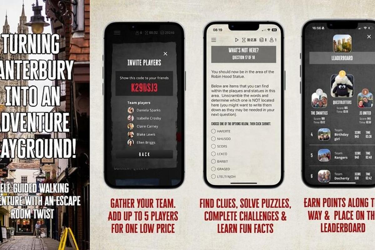 two iphones with avertisement for