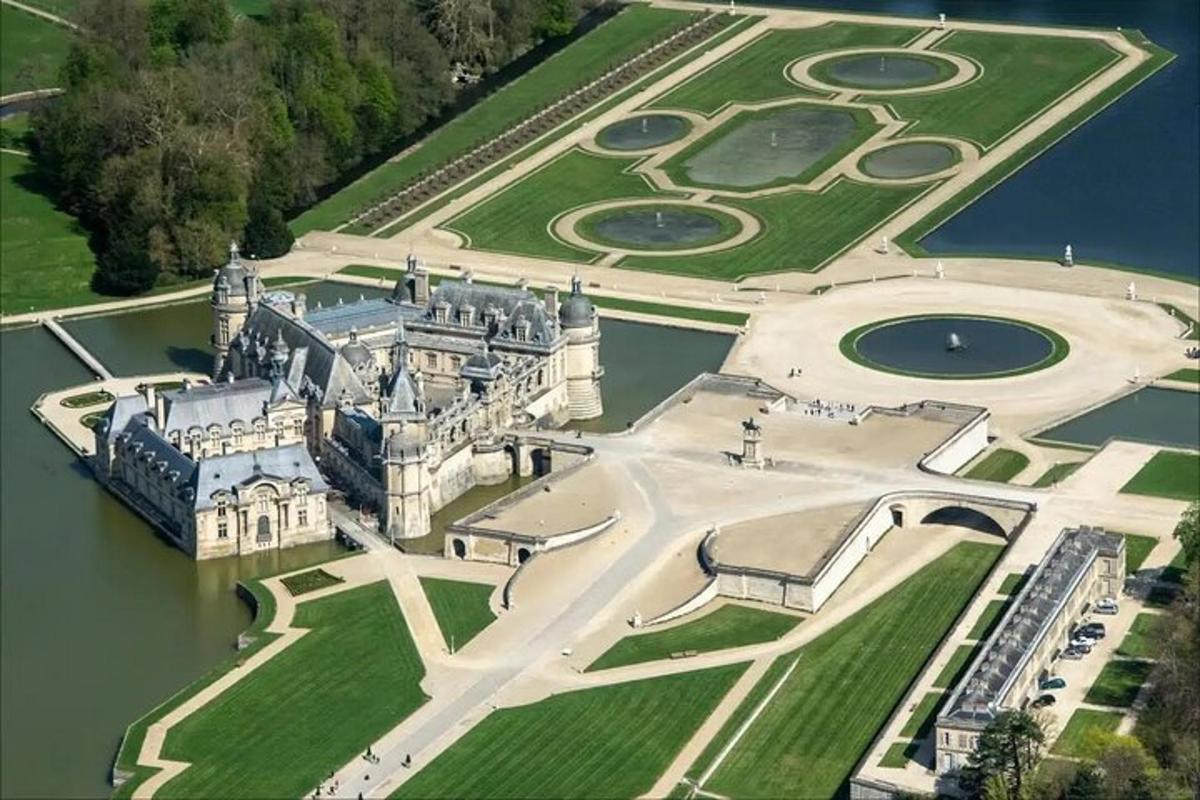 Letecký pohled na Windsorský hrad v Anglii