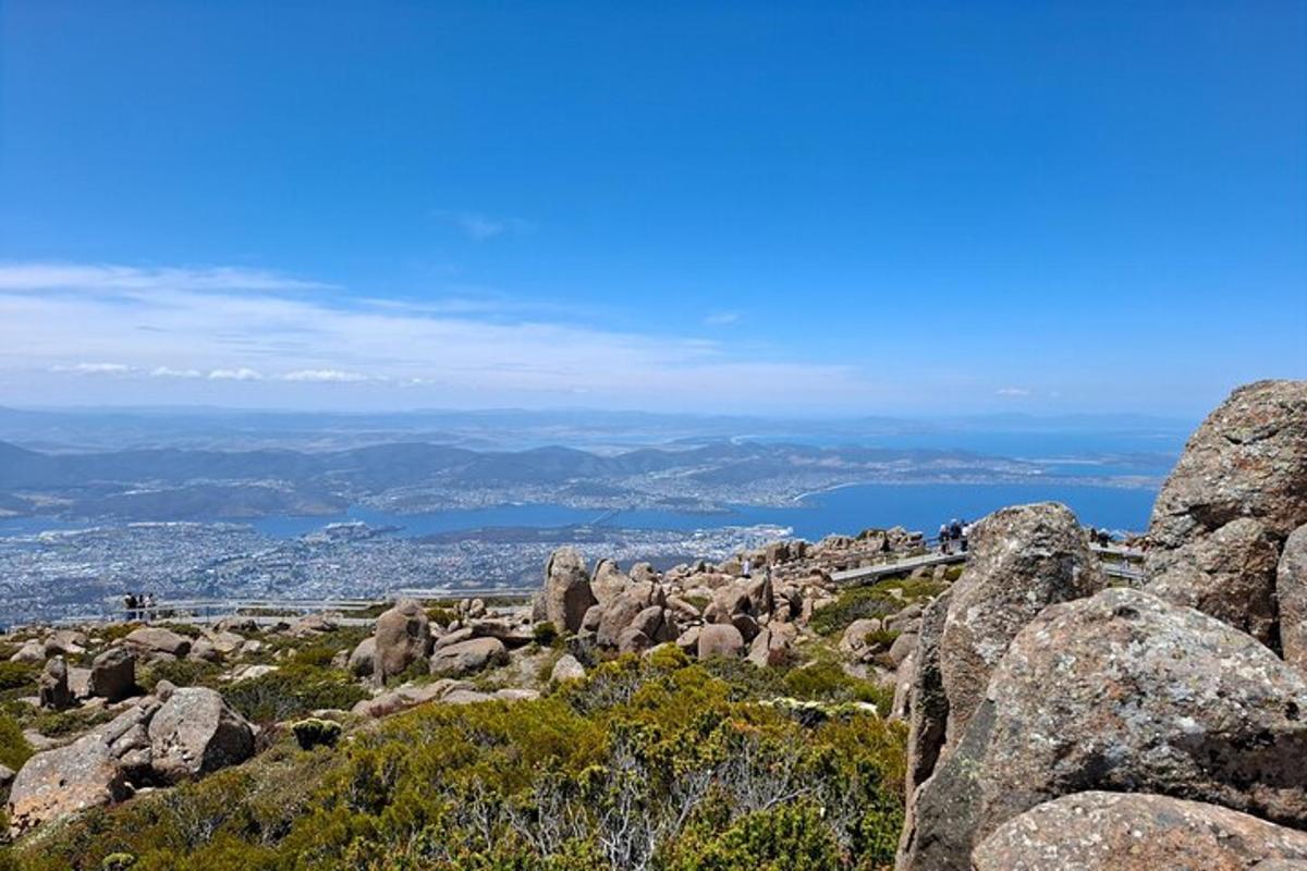 a group of rocks on top of a mountain