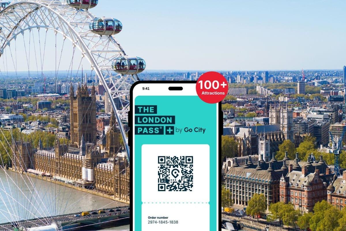 un téléphone portable avec vue sur la ville passive de Londres