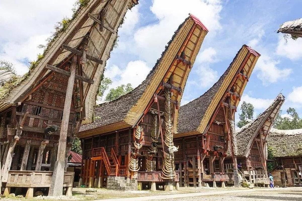 a large wooden building with a roof