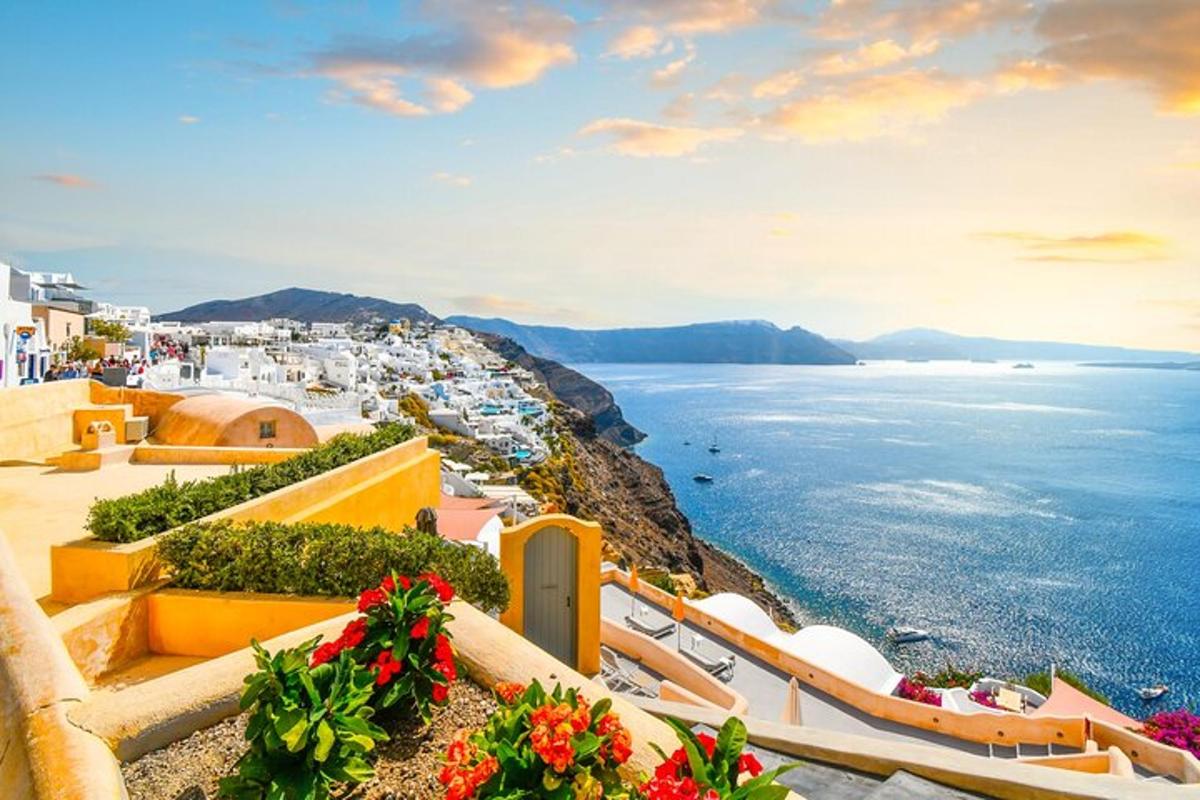 kilátás az Amalfi-partra és az óceánra