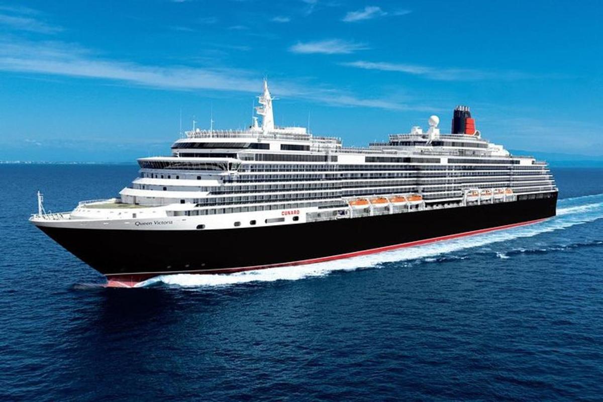 a cruise ship in the ocean on the water