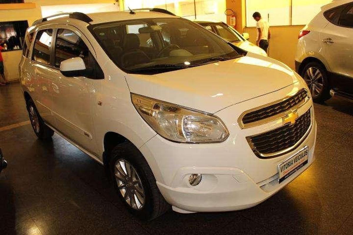 a white car is parked in a garage