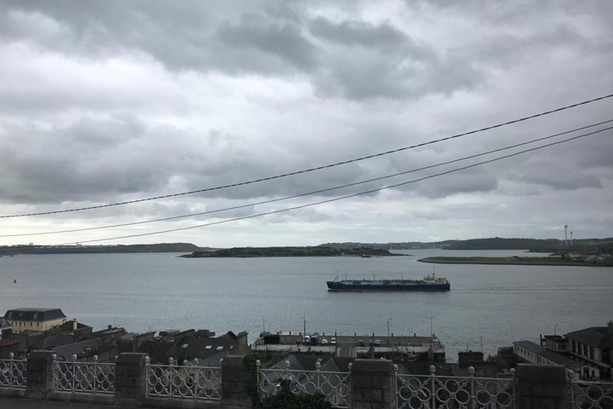 a boat in a large body of water