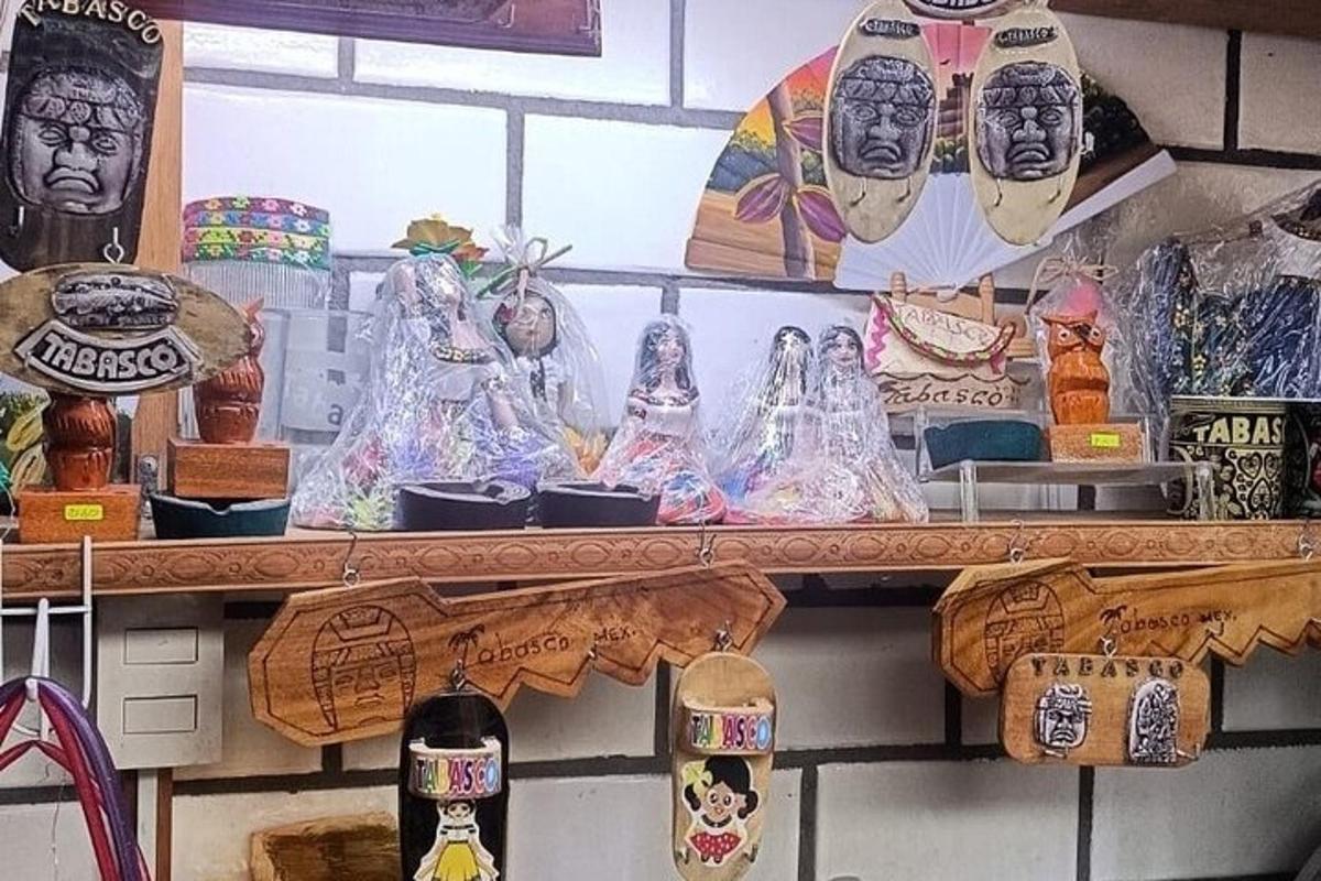 a shelf with many different items on it