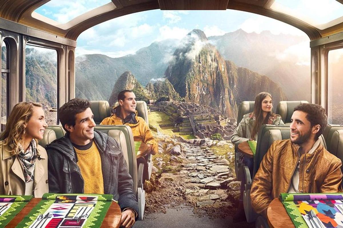 une affiche de film représentant un groupe de personnes dans un train