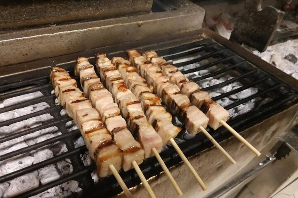 куп шишчета, приготвени на скара